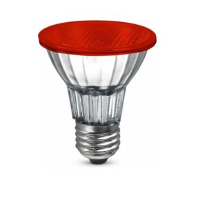 Lâmpada Halógena Par 20 50w 110v Vermelho Ecolume - Ourolux
