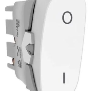 Modulo Interruptor Bipolar Simples Branco - 85311 Alumbra