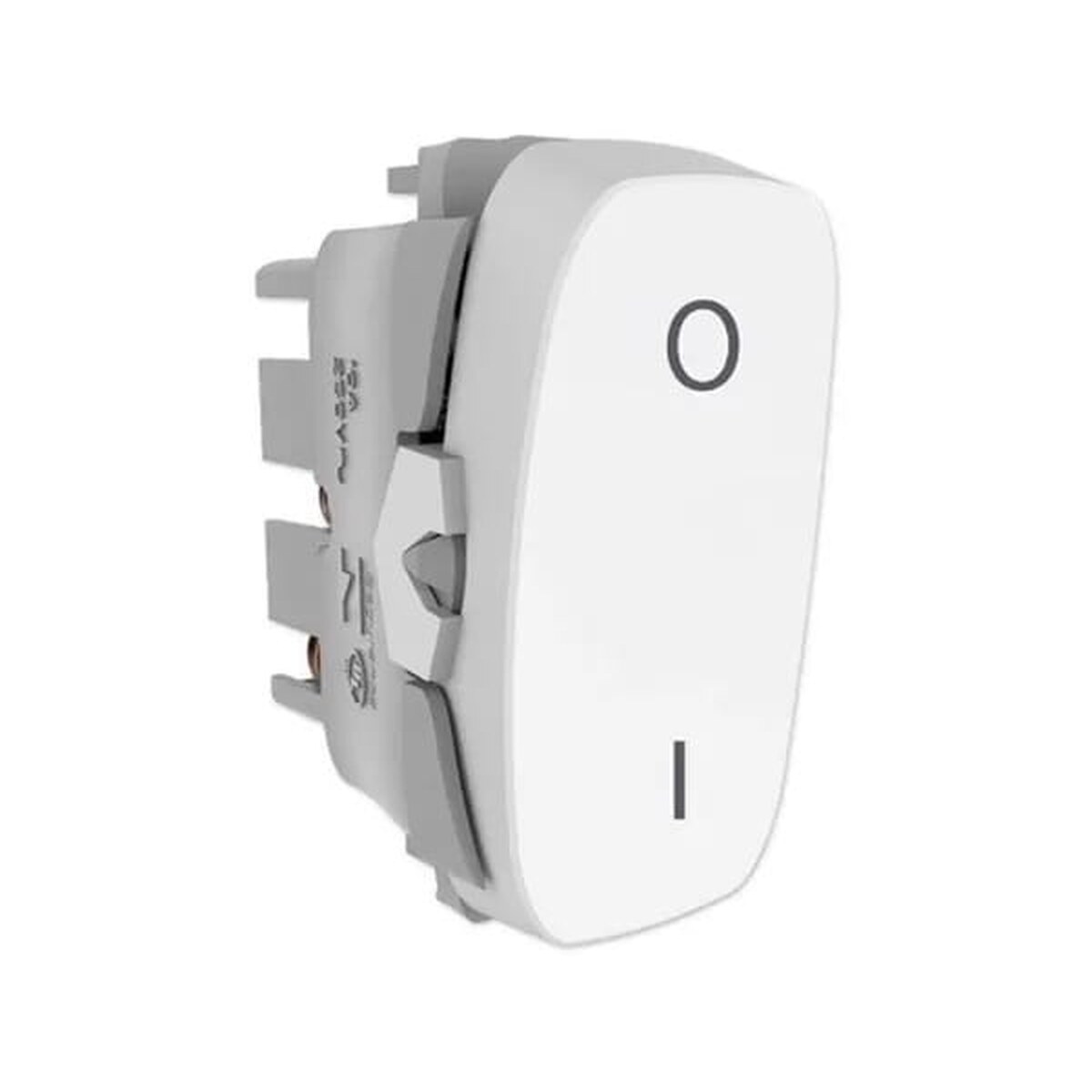 Modulo Interruptor Bipolar Simples Branco - 85311 Alumbra