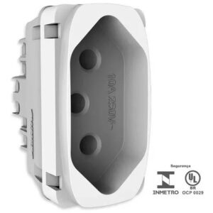 Modulo Tomada 2p+t 10a Branco - 85313 Alumbra Gracia