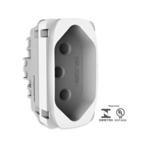 Modulo Tomada 2p+t 10a Branco - 85313 Alumbra Gracia