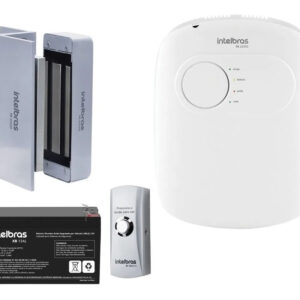 KIT Universal Fechadura Eletroima C/Sensor FE20150 PR Intelb