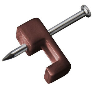 Grampo Para Fixação de Fio Par 1,5 410 Marrom Com 15 - Cofix