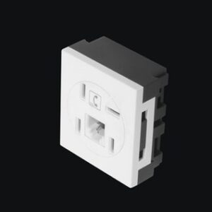 Tomada Modulo RJ11 + Telebras Com Placa Branca - Aplam