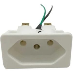 Tomada Para Painel 10a Branca Com Rabicho - Margirius