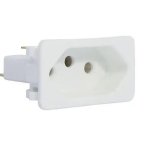 Tomada Para Painel 10a Branca Sem Rabicho - Margirius