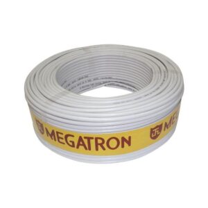 Cabo Tv Coaxial 06/67% 300 Metros Branco - Megatron