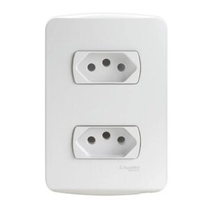 Conjunto Sobrepor 2 Tomadas De 10a - Miluz