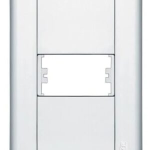 Placa 4x2 1 Posto Horizontal Branca - 0031 Fame Modulare