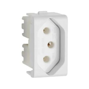 Modulo Tomada 2p+t 10a Branca - Prm4721 Lunare