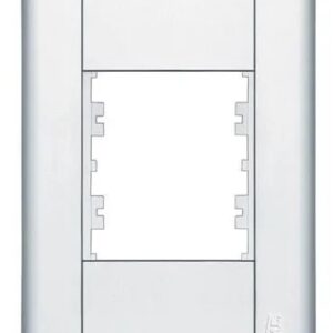 Placa 4x2 2 Postos Horizontais Branca - 0072 Fame Modulare