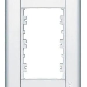 Placa 4x2 3 Postos Horizontais Branca - 0085 Fame Modulare