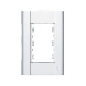 Placa 4x2 3 Postos Horizontais Branca - 0085 Fame Modulare