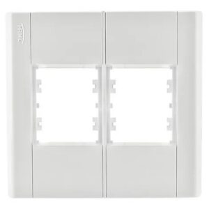 Placa 4x4 2-2 Postos Branca - 0183 Fame Modulare