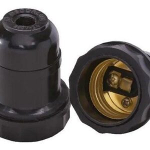 Soquete Para Abajur Preto 43.03T - Foxlux