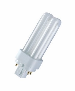 Lâmpada Fluor Compacta D/e 4 Pinos 26w 827 (2700k) - Osram Cor da luz:Amarelo