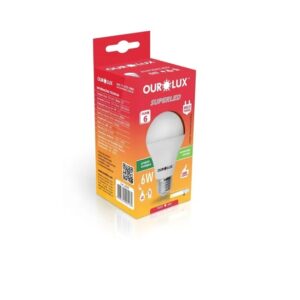 Lâmpada De Led Bulbo 6w Branco - Quente (3000k) - Ourolux