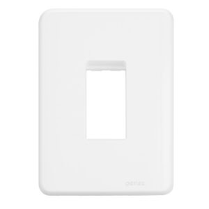 Placa 4x2 1 Posto Vertical Branca 73pl1v - Nova Aros Perlex