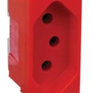 Módulo Tomada 2p+t 10a Vermelha - 615083vm Pial Plus+