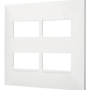 Placa 4x4 2+2 Postos Separados Branca - 618514bc Pial Plus+