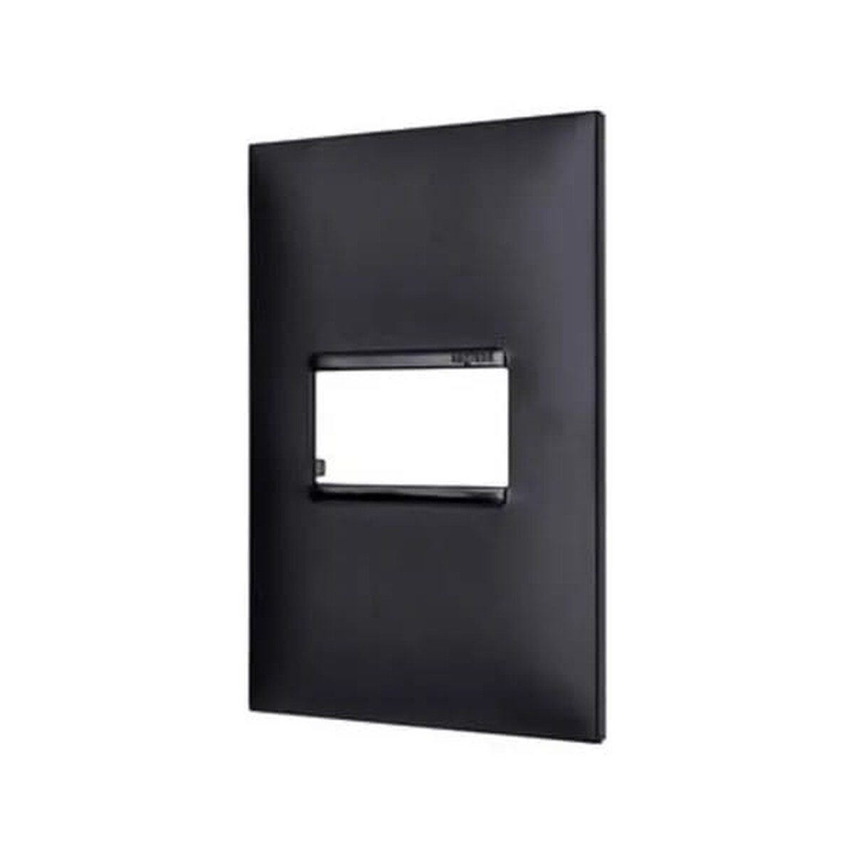 Placa 4x2 1 Posto Horizontal Preta - 618501pt Pial Plus+