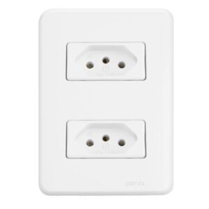 Conjunto 4x2 2 Tomadas 20a 7315/11 - Nova Aros Perlex