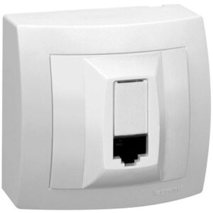 Conjunto Sobrepor Tomada Rj45 2 Vias 675017 - Pial