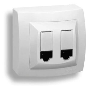 Conjunto Sobrepor 2 Tomadas Rj45 8 Vias 675038 - Pial