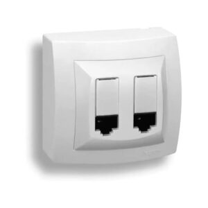 Conjunto Sobrepor 2 Tomadas Rj45 8 Vias 675038 - Pial