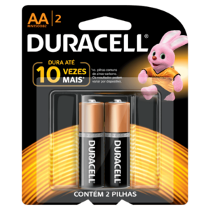 Pilha Pequena AA Com 2 - Duracell