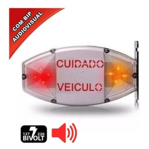 Sinalizador de Garagem LED Biv Bip ABS - FASS