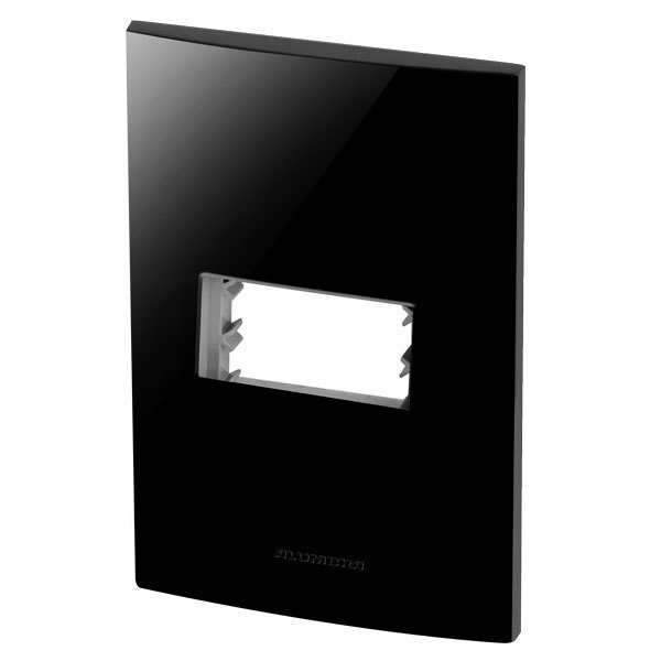 Placa 4x2 1 Posto Class Black Piano 85526 - Inova Pro - Imagem 2