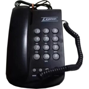 Telefone Plus Com Chave Preto - Lepton