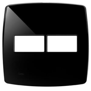 Placa 4x4 1+1 Posto Radial Perola Negra