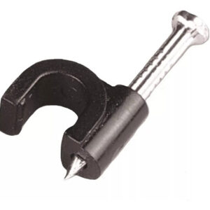 Grampo Para Fixação de Fio 8mm 399 Preto Com 10 - Cofix