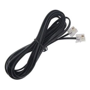 Extensão Para Telefone Lisa 3Mts Preta