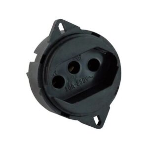 Tomada De Piso 2p+t 10a Preta - 23044 Transmobil