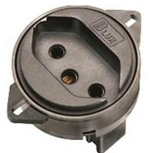 Tomada De Piso 2p+t 10a Preta - 5711pr Perlex