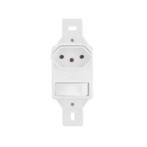 Interruptor Simples + Tomada 10a/20a Com Haste 2281/15