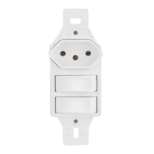 2 Interruptor Simples + 2 Tomada 10a/20a 2282p/15 - Pumalux