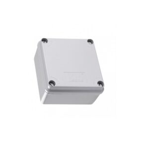 Caixa de Passagem 102x102x55 Com Furo 22mm Cinza KM
