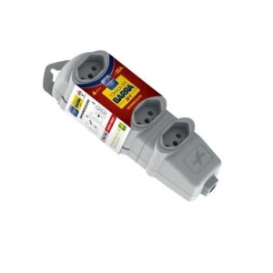 Tomada Barra Desmontavel 2P+T 4x20A Cinza - Daneva