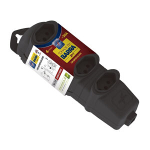 Tomada Barra Desmontavel 2P+T 4x20A Grafite - Daneva