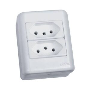 2 Tomada 20A 3215/15BR - Perlex Tradição