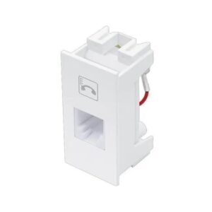 Módulo Tomada Rj11 2 Vias Branco - 2063 Fame Habitat