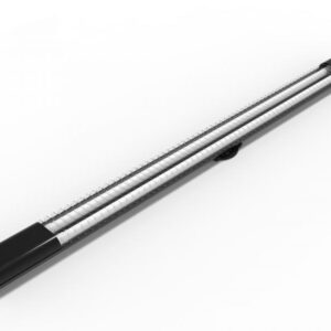 Luminaria Com Aleta 2x32/36/40W Preta - Lumepetro