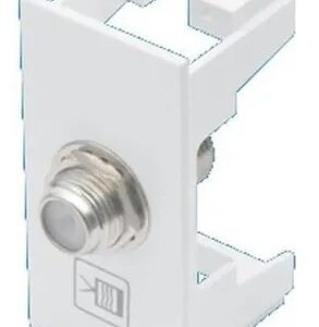 Módulo Tomada Tv Coaxial Branco - 2066 Fame Habitat