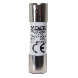 Fusível Diazed Cartucho 10x38 25A - JNG