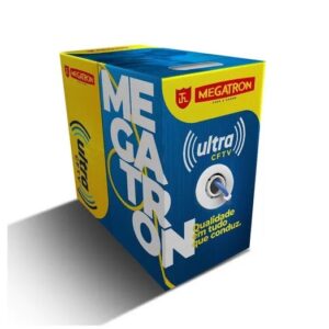 Cabo CFTV 4Px24Awg CCA Cinza 300Mts - Megatron