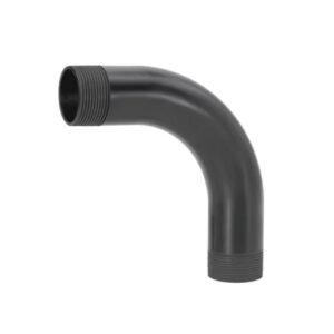 Curva de PVC 90° Preta de 1.1/2 - Eletromax